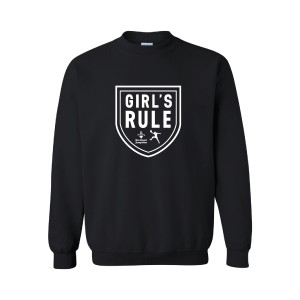 GIRLS RULE - CHANDAIL À COL ROND